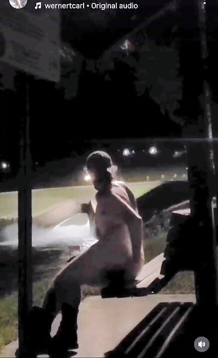 Riding dildo in public at Sardis spillway