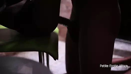 Little Lovet Batthroom Fucks Her Boss with Panties on