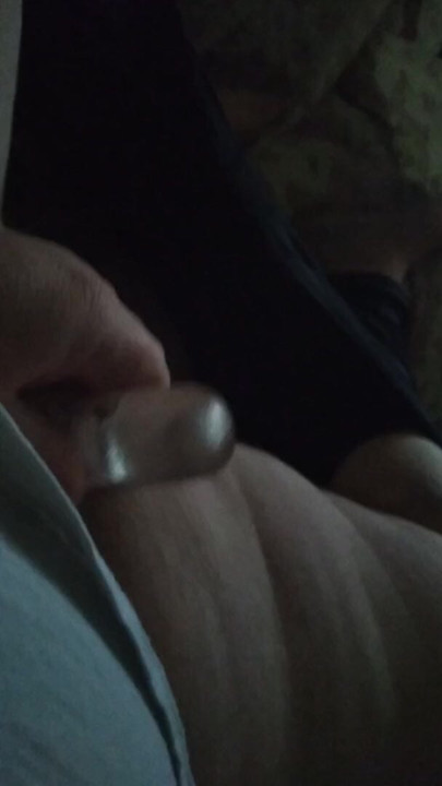 Using my dick toy