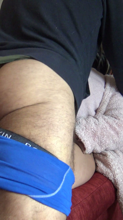 horny pregnant milf lets stepson cum inside her hairy pussy | Clip 1