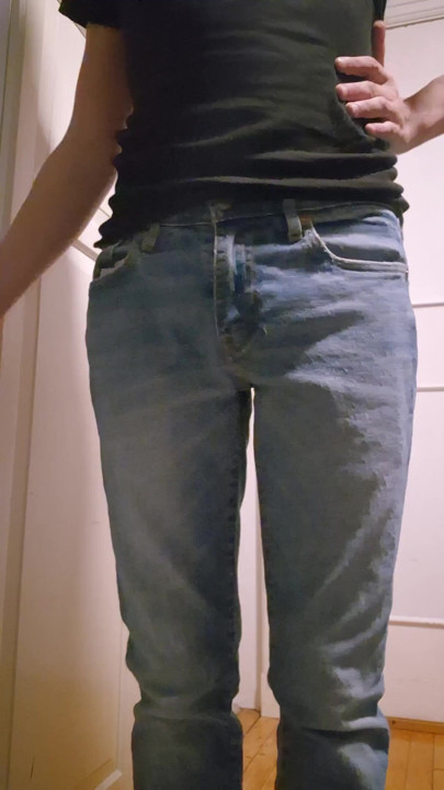 Deixando ir em jeans