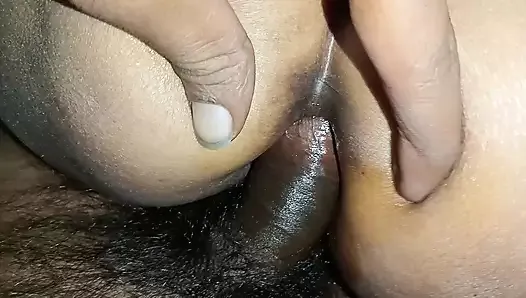 Step brother fuck his sisters anal roughly at night