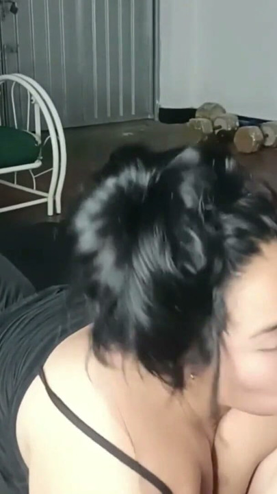 My stepmom has a peculiar way of watching TV while the 2 of us are in the living room | Clip 1