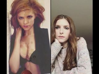 Anna Kendrick's Cute Reactions to Getting Drenched in My Cum