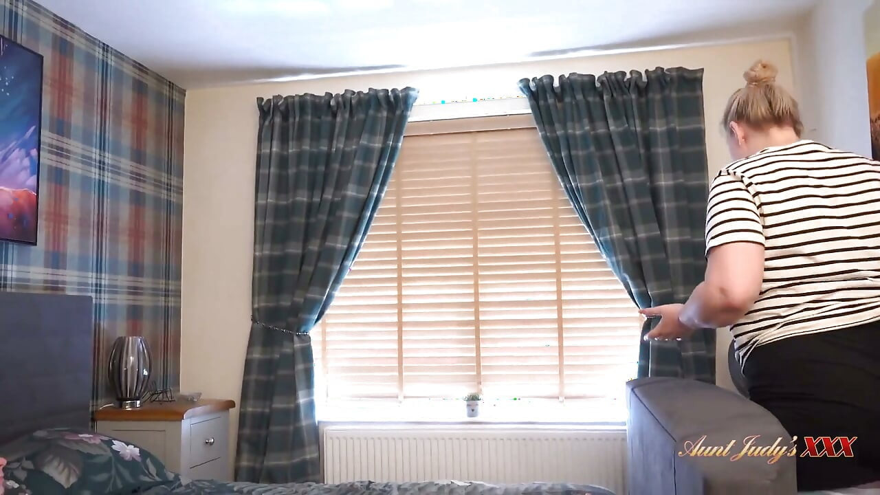 AuntJudysXXX - Busty BBW MILF Landlady Becky Wants the Rent From Her Lazy Tenant