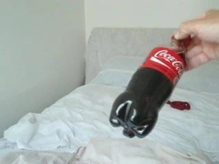 NOT COKE IN A GLASS, BUT A COKE IN MY ASS!!!!!!