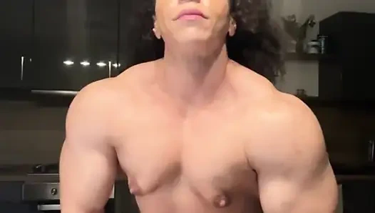 Ebony tit hunts raw unruliness in solo fiery act