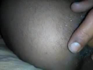 my finger in my ass