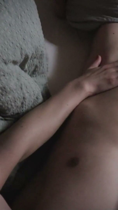 I jerk off my dick in the morning while she's resting | Clip 1