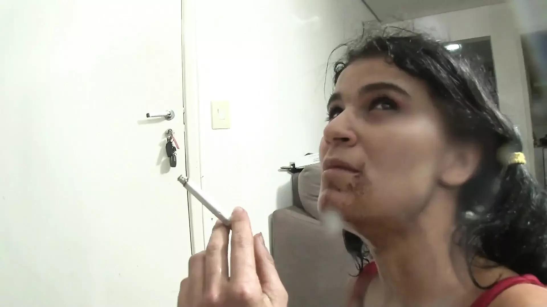 Enema extremo - ¡traga el líquido extra marrón directamente de mi culo!