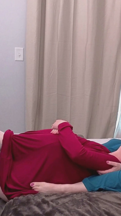 A Handmaid's Tale - Cuckquean Wife Holds Handmaid While Husband Breeds Her | Clip 1