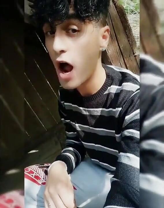 Boy Plays with Used Condom and Cum for Request From Straight Friend