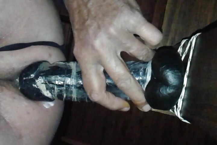 FUCKING MY ASS WITH BIG DILDO
