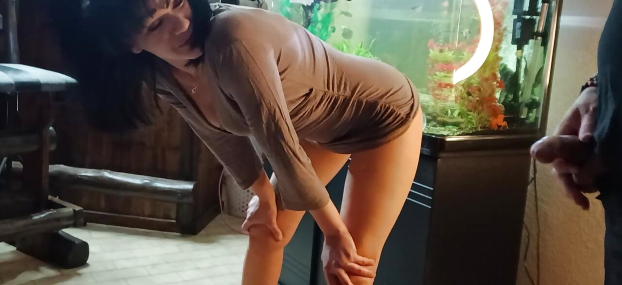Couldn wait to Test my new see through dildo
