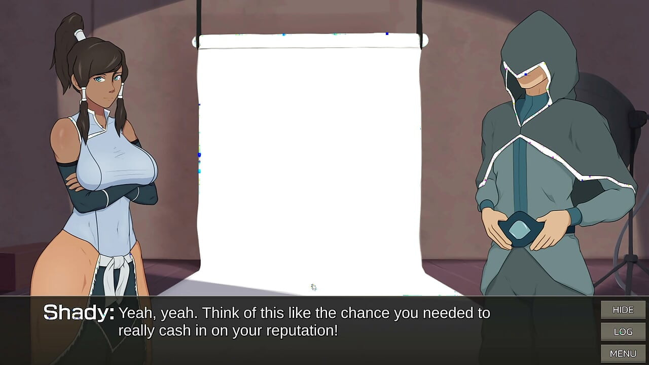 Korra's new Model job - Cummy Bender part 1