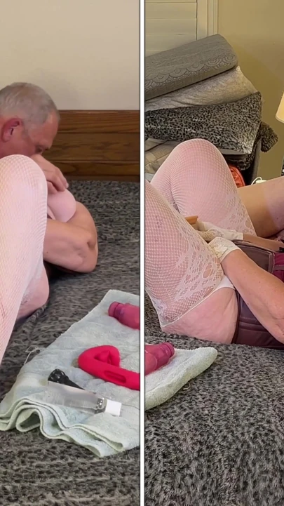 Granny Norma Jean: Fingered, Dildo Played, And Fucked To A Missionary Creampie 7825CAMS1246M | Clip 2