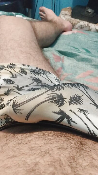 Stroking cock