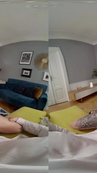Thrilling moment from "Please Fuck Me to Relieve My Stress - Virtual Real Porn"