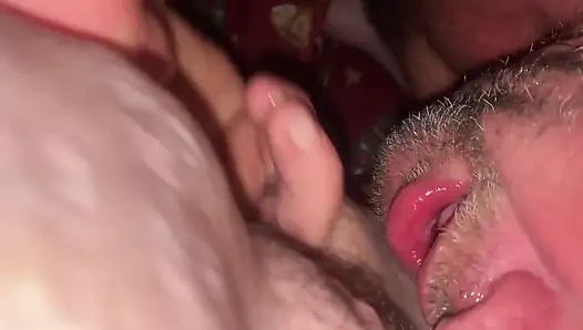 Making My Wife Pussy Flow with Cum Juice