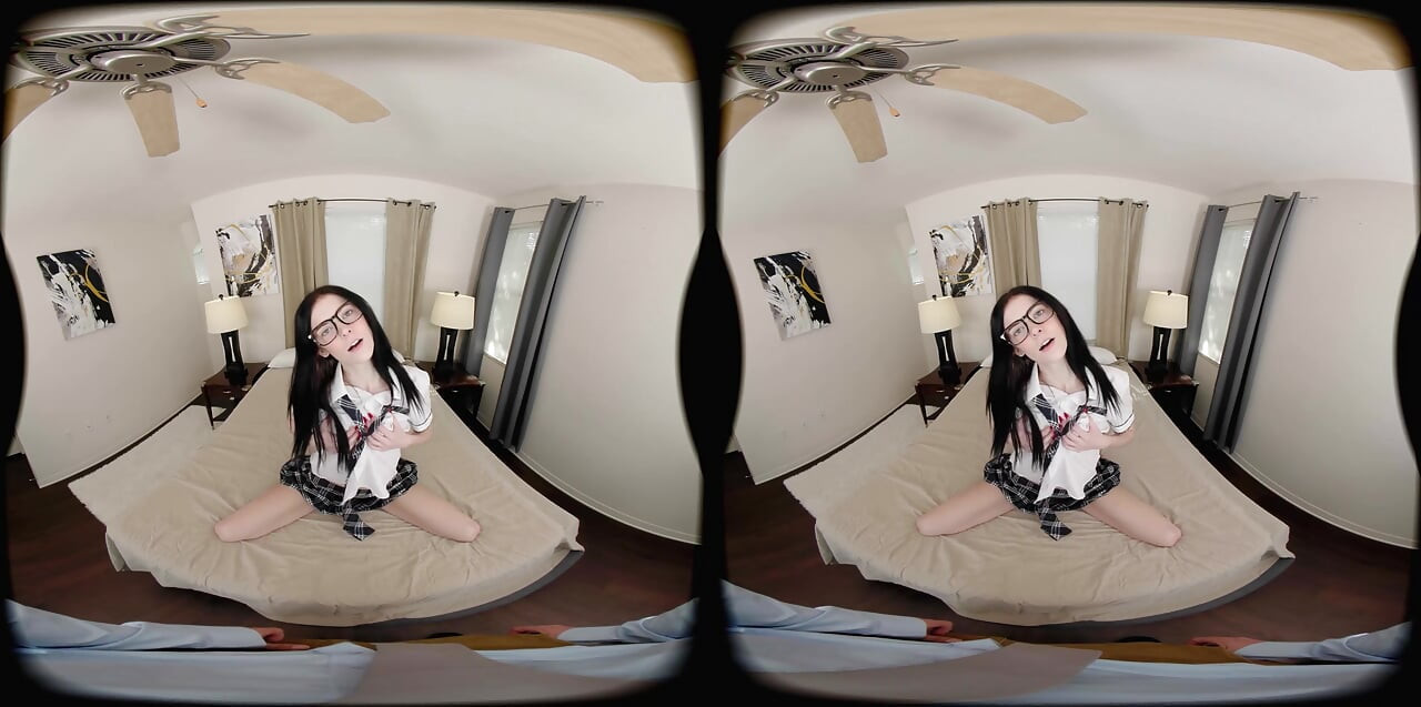 FORBVR - Your Horny Teen Student Wants To POV Suck And Fuck Cock During Fieldtrip