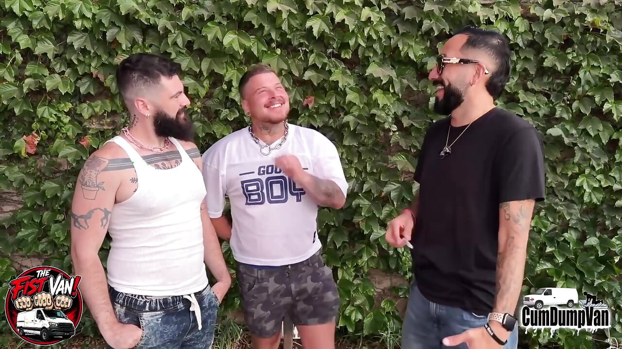 Фістинг Фургона Cum Dump Van, Анальний Груповий Секс, Фістинг