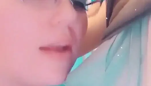 Taking videos of me playing with his dick with my mouth this is so much fun