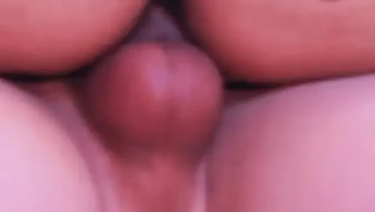 She rides relentlessly bouncing on her fat cock.