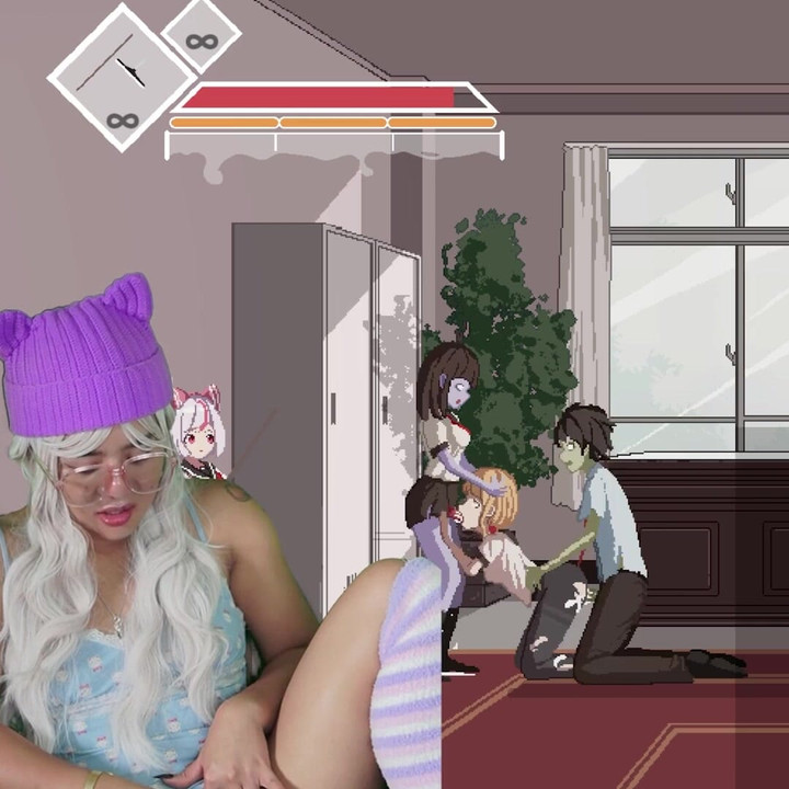 Seseorang menjilat pepek saya semasa saya bermain permainan ini!