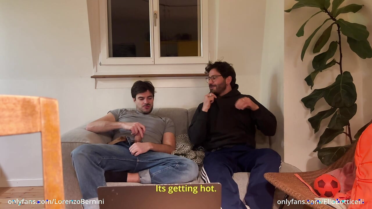 Watching porn with my straight friend until i asked him to grab my cock