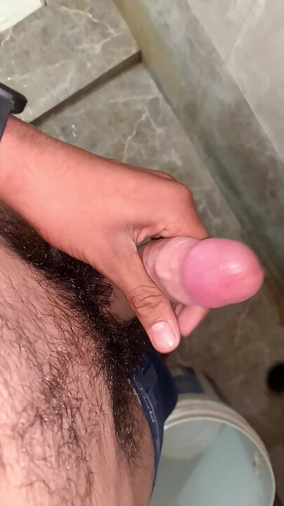 She went to the bathroom and punched her.