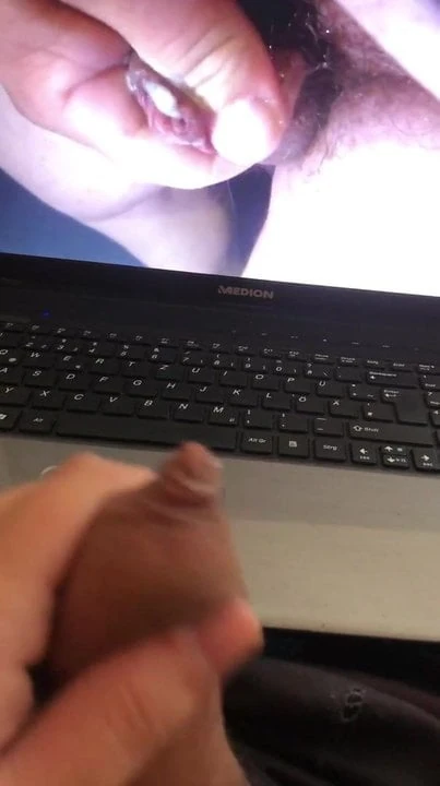 Jerking off on a small dick