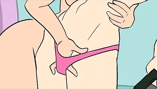 Kurvige Rothaarige MILF Masturbiert & Fickt Üppige Blonde Hausfrau – Harte Cartoon-Lesben-Action & Nasser Abschluss!