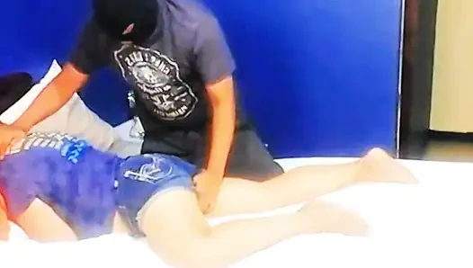 I find my stepmother in her room and I lick her pussy