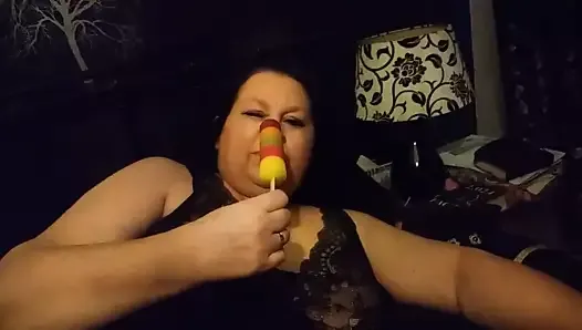 Son helps step mum fuck ice lolly