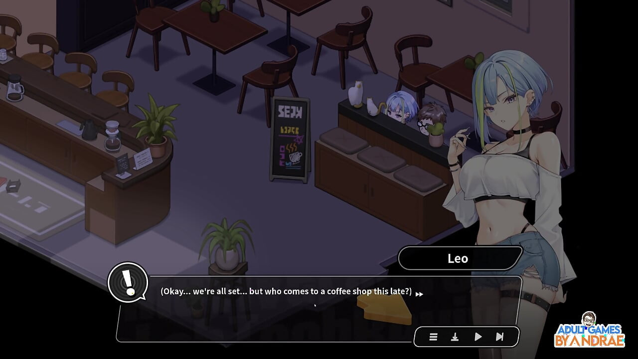 Sex, Secrets & Used Tech Gameplay Part 4 - Creampie at the Coffee Shop