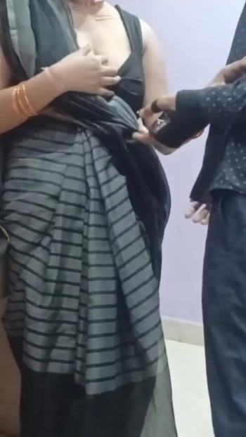 Thrilling moment from "Part 2 , Indian sexy stepmom caught by stepson while talking to her boyfriend Hindi Step Mom Hindi Audio"