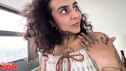 This Very Naughty Married Woman, Who Doesn't Shave Anything, Gave Her Pussy and Ass at the Cuckold House