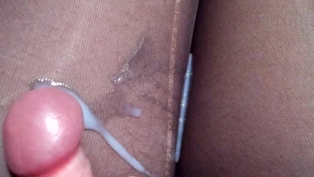 Cum on my wifes pantyhose