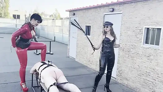 400 lashes for the restrained sissy bitch