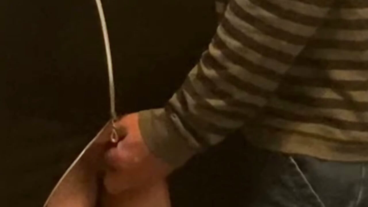 Fingering A Slut's Shaved Pussy in Public