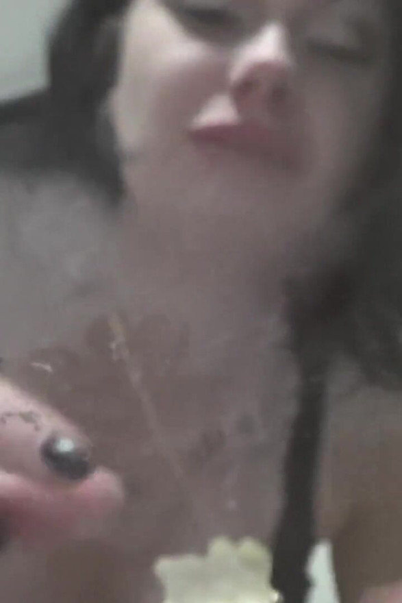 Consuming Gummies From the Glass!