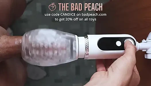multiple orgasms with new toys and yummy creampie
