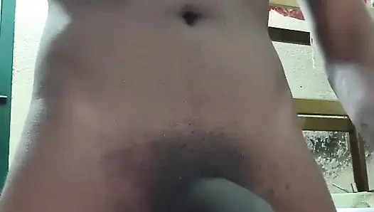 Desi Transexual Boy Jerked his Big Dick