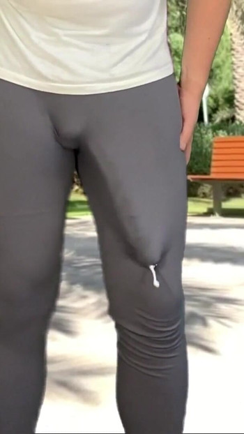 Spectacular moment from "Huge cock public teasing and risky cumshot"