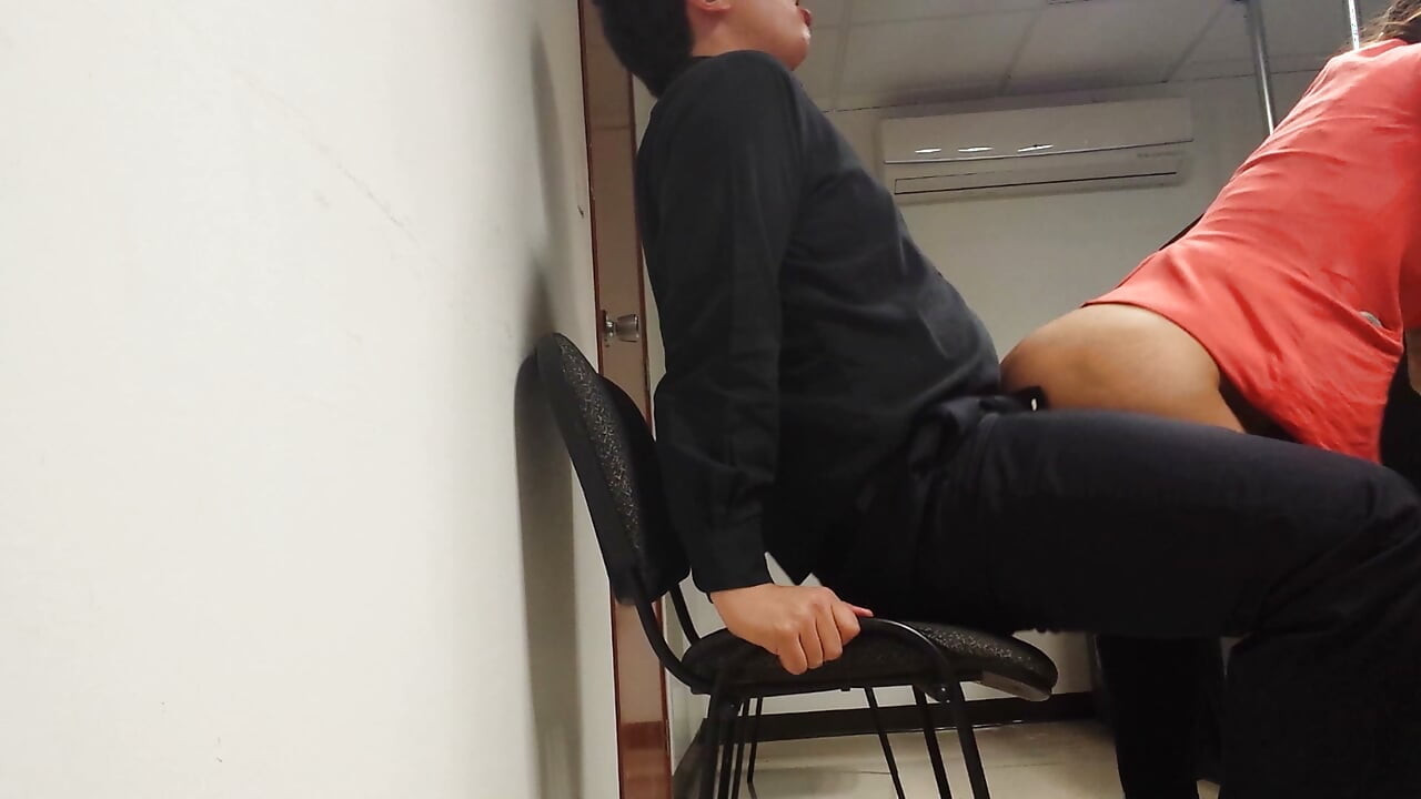 I can't wait any longer and we're having sex in the office!