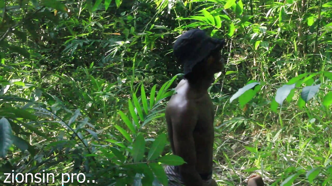 Африканські коханці в кущах трахаються