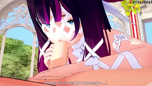 Columbina blowjob - Genshin Impact
