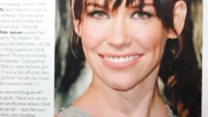 Evangeline lilly cum haraç bukkake hayır. 1