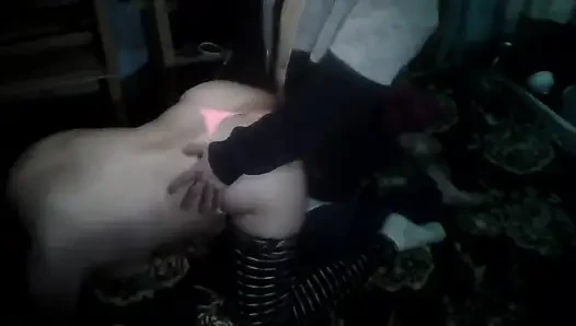 O pembe tangayla domaltarak siktim