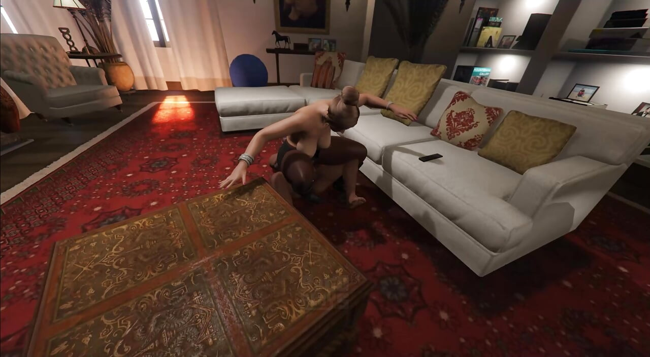 GTA v Amanda leva Franklin dentro da casa de Michael (parte 2)